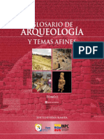 José Echeverría - Glosario de Arqueología y Temas Afines Tomo I PDF