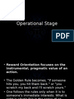 Operational Stage Stage 2 Lawrence Kelhberg