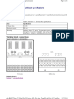 S-series Redundant H1 Terminal Block Specs