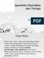 Spesialite Obat Mata Dan Telinga PDF