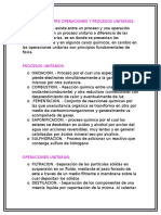 Diferencias Entre Operaciones y Procesos Unitarios