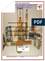 PROCTOR MODIFICADO Y ENSAYO DEL SPEEDY, Densidad de Campo y CBR Trabajo Terminado COMPLETO FINAL