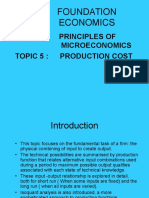 Foundation Economics Lecture 5