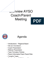 Glenview AYSO Parent Meeting - Fall 2016