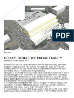 Groups Debate The Proposed Salem Police Facility