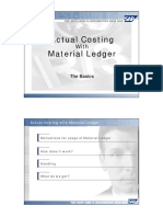 Actual Costing with Material Ledger: Benefits and Setup