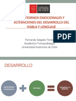 Trastornos Emocionales y Dificultades Del Habla y Lenguaje PDF