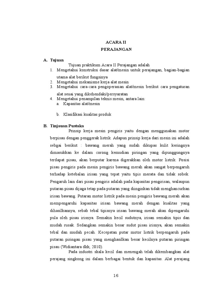 Perajangan | PDF