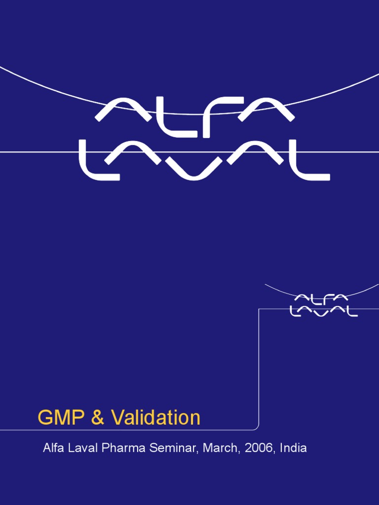 GMP & Validation PDF Verification And Validation Health Sciences
