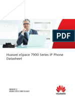 Huawei ESpace 7900 Series IP Phone Datasheet