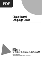 Delphi 5 Object Pascal Language Guide PDF