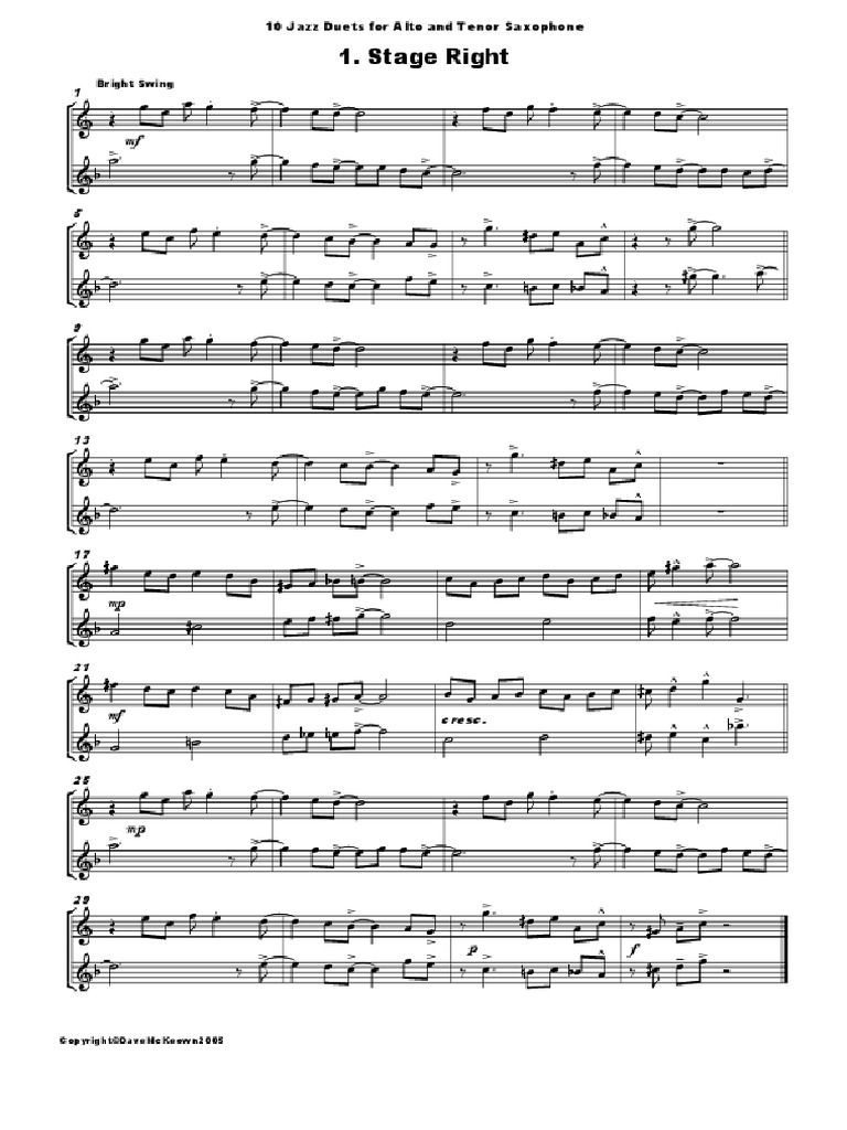 10 Jazz Duets for Alto and Tenor Saxophone.pdf