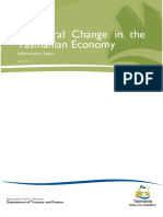 Structural Change in the Tasmanian Economy Info Paper