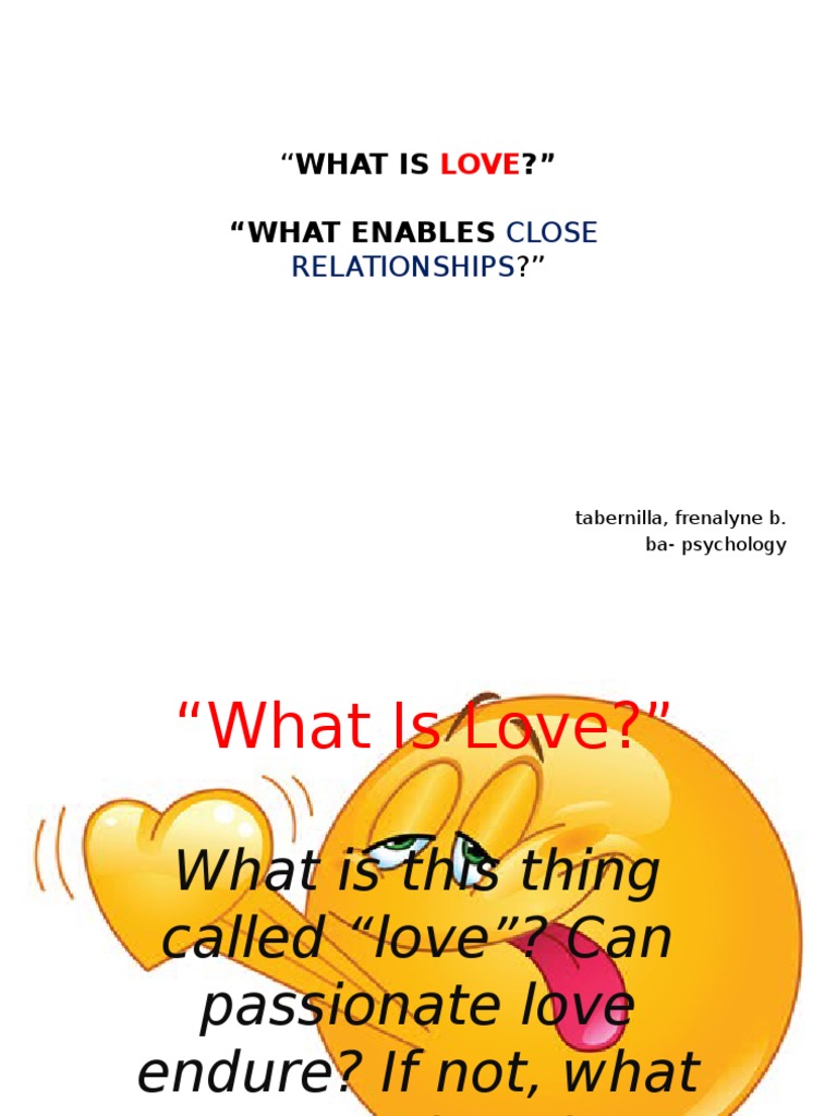 What Is Love | PDF