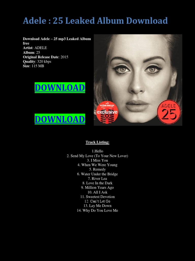 Download Adele Pdf