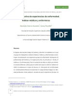 Análisis Narrativo de Experiencias de Enfermedad en médicos y Enfermeras