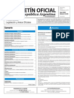 Boletín Oficial de La República Argentina, Número 33.454. 05 de Septiembre de 2016