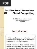 Architectural Overview of Cloud Computing: B.M. Rao