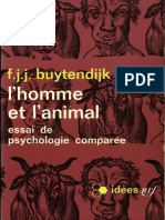 Buytendijk- L'Homme Et l'Animal