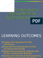 The Technological Development in Food Processing