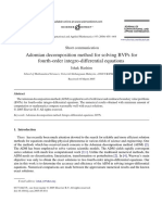 Adomian decomposition method