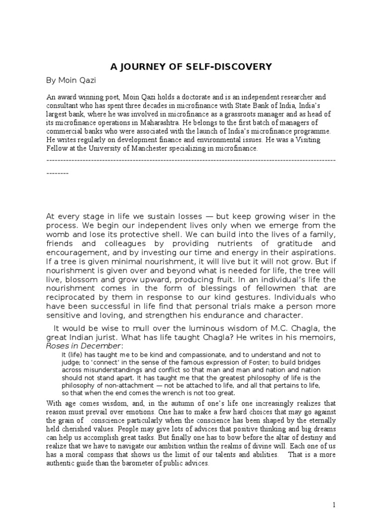 Self-Discovery and Inner Peace Journey | PDF | Ātman (Hinduism) | Soul
