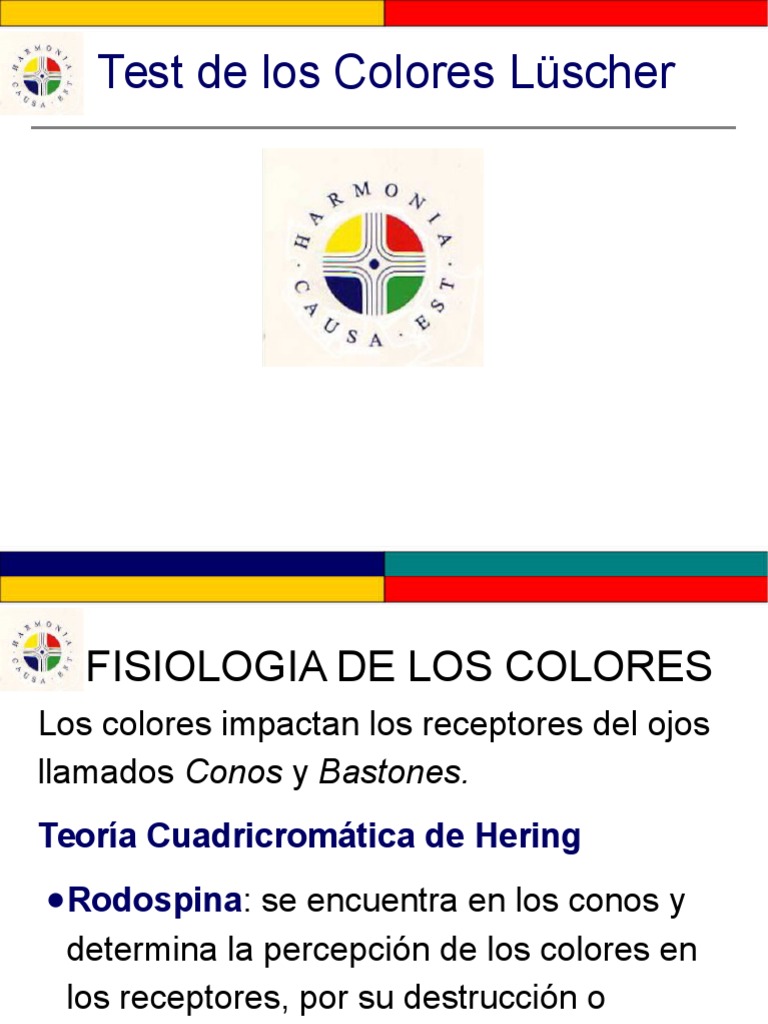 Test de Colores Lüscher: Psicología y Significado | PDF | Ansiedad ...