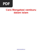 Cara Mengatasi Cemburu Dalam Islam