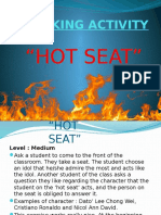 Hot Seat Speaking Activity Gets Students Out of Their Shells