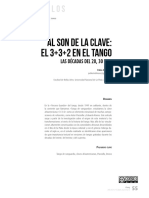 Al Son de La Clave: El 3+3+2 en El Tango en Las Décadas Del 20, 30 y 40 Por Pablo Mitilineos