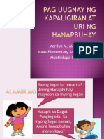 AP 2nd Aralin 1 Pag Uugnay NG Kapaligiran at Uri NG Hanapbuhay