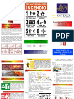 Croquis Prevencion y Combate de Incendio