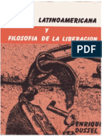 Praxis Latinoamericana y Filosofía de La Liberación, Dussel
