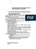 Lucrari Practice Tema 8 Explorarea Metabolismului Hidric, Electrolitic, Acido-Bazic