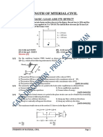 Strengh of Mateial Topic Wise Questions Sr. No