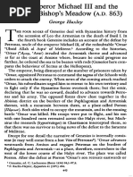 Huxley, George - The Emperor Michael III and the Battle of Bishop's Meadow (a.D. 863) (1975)