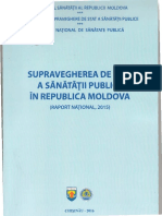 Raport National Supravegherea de Stat a Sanatatii Publice in Republica Moldova 2015