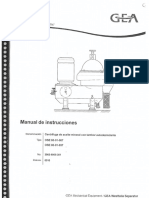 Manual de Instrucciones - Centrífuga GEA PDF