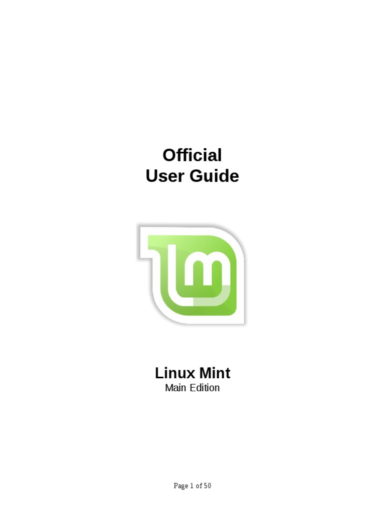 Official User Guide: Linux Mint | PDF