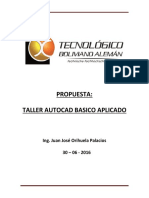 Taller Autocad - Jorihuela