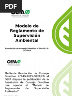 PPT Modelo de Reglamento de Supervisión Ambiental_Regionales