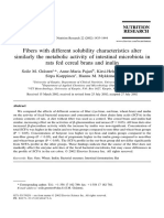 Grasten (2002) - Fibers With Different Solubility Characteristic Alter Similarly The Metabolic Activity of Intestinal Microbiota in Rats Fed Cereal Brans and Inulin PDF