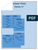 jadwal piket