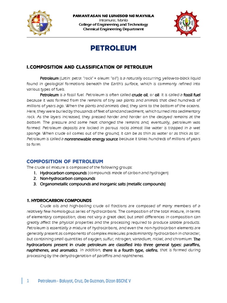 Petroleum Pdf Alkane Petroleum