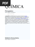 A IMPORTÂNCIA DA QUIMICA NA INDUSTRIA