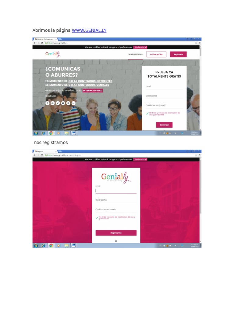 Guía para Editar en Genially | PDF | Point and Click | Software