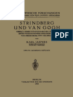 Strindberg Und Van Gogh - Versuch Einer Pathographischen Analyse Unter Vergleichender Heranziehung Von Swedenborg Und Hölderlin