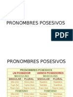 Pronombres Posesivos y Numerales