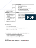 Implementación de un kardex electrónico y lineamientos para el área de logística en la librería EL ESCOLAR - Sapallanga