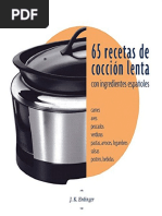 65 Recetas de Coccion Lenta